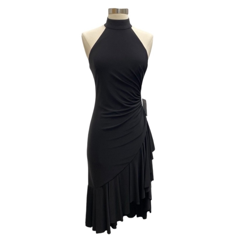 Vince Camuto Elegant Black Halter Mini Dress - Picture 2 of 10